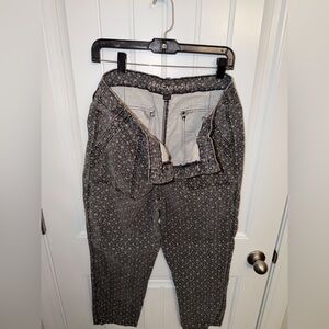 American Eagle Floral Jeans